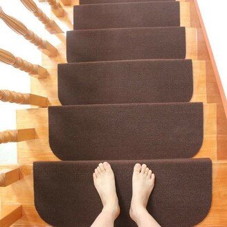 Carpet Non-Slip Stair Treads Reusable Non-Skid Safety Rug Solid Color