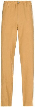 Track Trousers Straight Leg in Beige