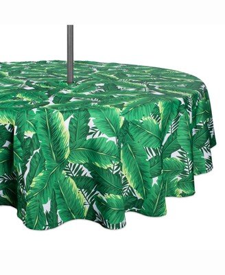 Banana Leaf Outdoor Table cloth with Zipper 52 Round