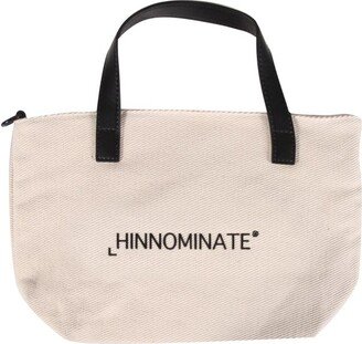 Hinnominate Logo Print Top Handle Bag