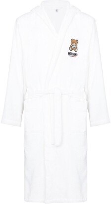 Teddy-motif bath robe