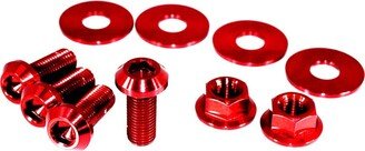 Zspec Strut Brace Fasteners For Nissan 370Z, M10-1.25 Hardware, Titanium