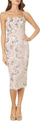 Josselyn Beaded & Sequin Midi-Dress