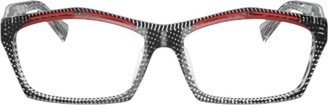 Erwan - 3127 - Crystal Black/ Red Glasses