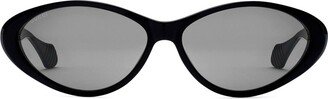 Cat-Eye Frame Sunglasses-AP