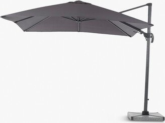 Bramblecrest Truro Square Side Post Parasol, Base and Cover