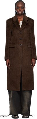 lesugiatelier Brown Single-Breasted Coat