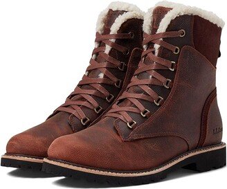 Rugged Cozy Boot Lace-Up (Russet Brown) Women's Shoes