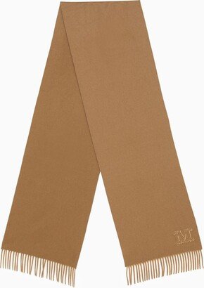 Camel cashmere scarf