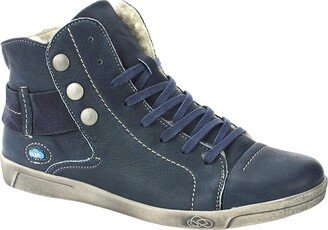 Aline Laces Wool Lining (Blue) Women's Shoes