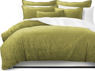 6ix Tailors Juno Velvet Sulphur Coverlet and Pillow Sham