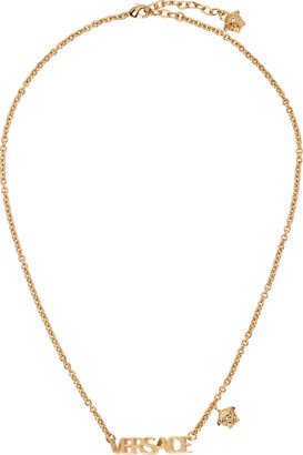 Gold Logo Necklace-AA