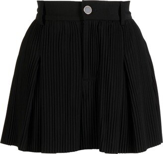 b+ab High-Waisted Pleated Shorts