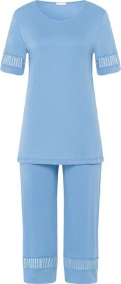 Gaia Two-Piece Cropped Pajama Set