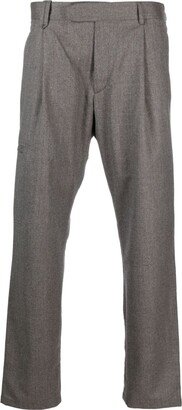 Cropped Straight-Leg Trousers-AP