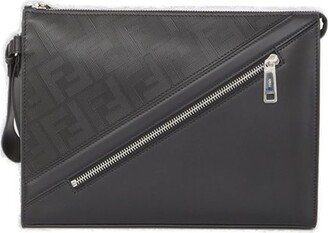 Shadow Diagonal Clutch Bag