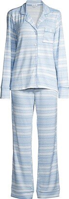 Fair-Isle Two-Piece Pajama Set