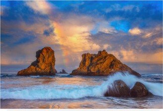 Darren White Photography Bandon Rainbow Print Canvas Art - 36.5 x 48