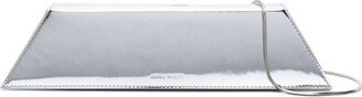 Amini Yigit laminated-finish clutch bag