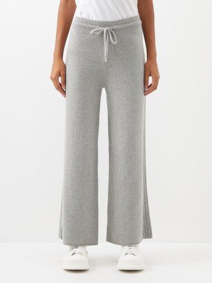 Ribbed Cashmere-blend Track Pants