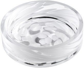 Richmond Swirls Iridescent Glass Soap Dish