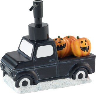 Jack-o-Lantern Truck Halloween Resin Soap/Lotion Pump