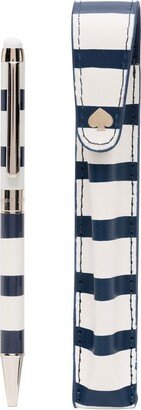 Stripe Print Rollerball Pen