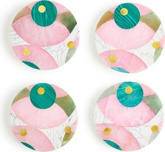 Gauri Kohli Brilliance Marble Coasters, Set of 4