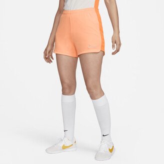 Women's Dri-FIT Academy 23 Soccer Shorts in Orange