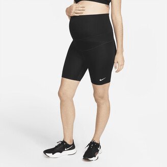 Women's One (M) 7 Biker Shorts (Maternity) in Black