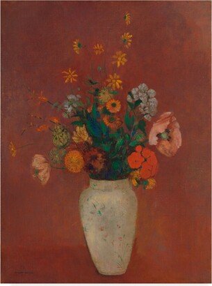 Odilon Redon Bouquet in a Chinese Vase Canvas Art - 37