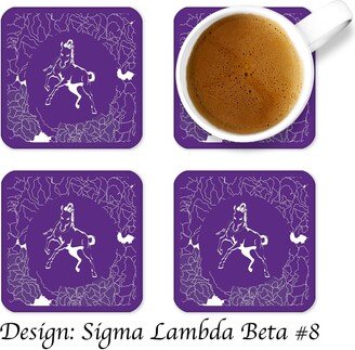 Sigma Lambda Beta Beverage Coasters Square | Set Of 4