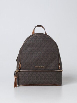 Michael Rhea backpack in coated canvas with all-over monogram