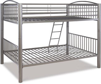 Powell Giada Full Over Full Bunk Bed Pewter