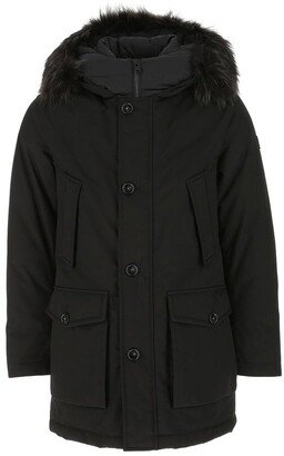 Fur Trimmed Hooded Parka