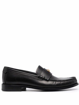 La Medusa leather loafers