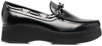 Lace-Up Platform Loafers