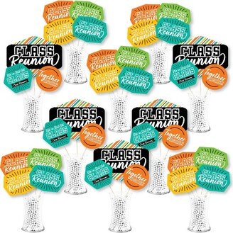 Big Dot of Happiness Still Got Class - High School Reunion Party Centerpiece Sticks - Showstopper Table Toppers - 35 Pieces