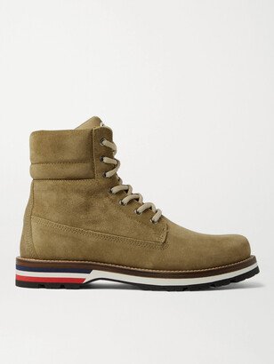 Vancouver Striped Suede Hiking Boots