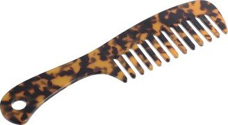 Unique Bargains Anti-Static Hair Detangling Comb Wide Tooth for Thick Curly Hair Hair Supplies Comb Leopard Print Pattern Multicolor 1 Pcs