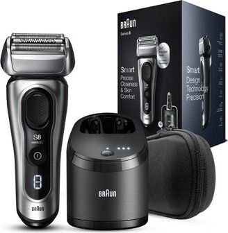 Series 8-8457cc Men's Electric Foil Shaver with Precision Beard Trimmer & Clean & Charge SmartCare Center