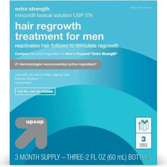 Extra Strength Minoxidil Hair Regrowth Treatment for Men - 2 fl oz each - up & up™