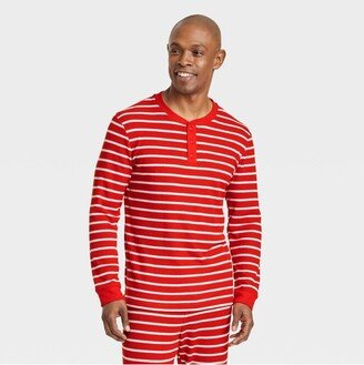 Men's triped Matching Family Thermal Pajama Top - Wondershop™ Red