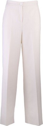 The Extreme Collection White Premium Crepe Trouser Maureen