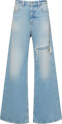 D-Sire distressed wide leg jeans