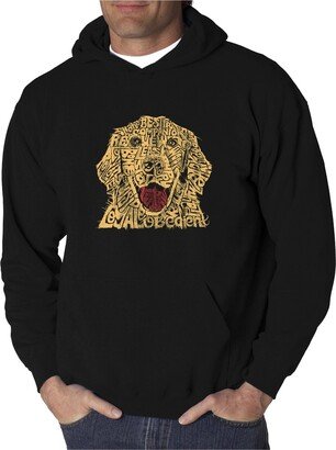 Men's Word Art Hooded Sweatshirt - Dog