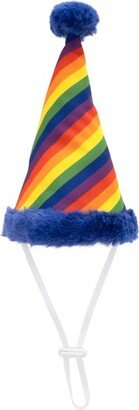 The Worthy Dog Pride Party Hat - Multicolored - S