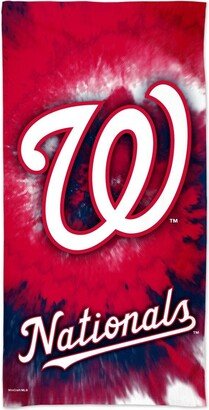 Wincraft Washington Nationals 60'' x 30'' Tie-Dye Spectra Beach Towel