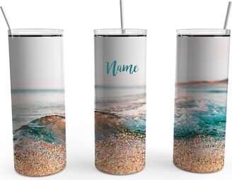 Ocean Theme Tumbler, Beach Gifts, Personalization, Christmas Gift, Lover