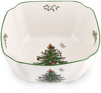 Christmas Tree Large Square Bowl-AA